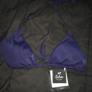 NAVY BLUE ECHO BIKINI TOP!(NEW W/ TAGS!!!)